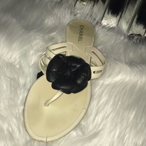 Beloved Chanel flip flops